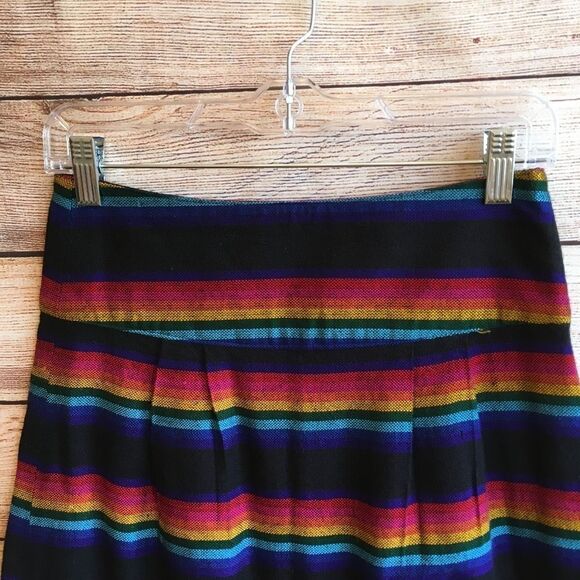 KENNY MULTICOLORED STRIPED SKIRT‎ - Picture 2 of 7